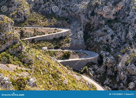 el nudo de la corbata mallorca|Mallorca 4K. Nu de Sa Corbata (Nudo de La Corbata) carretera。